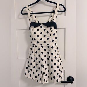 Retro polka dot romper! SO CUTE